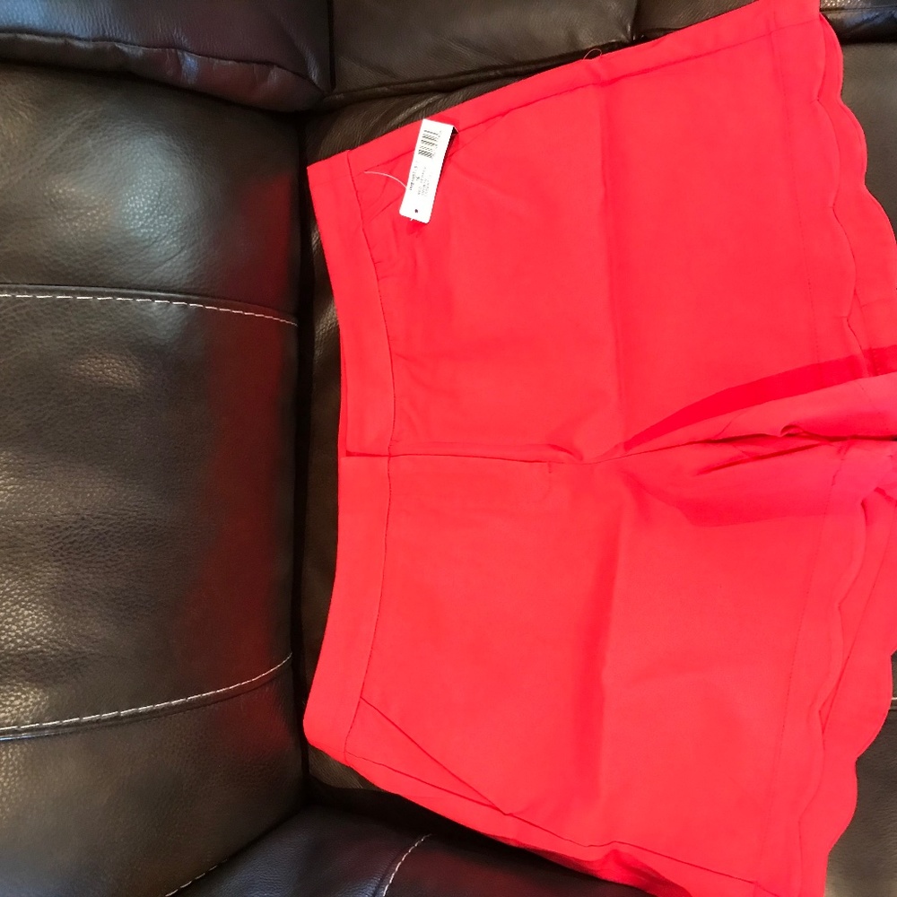 New Directions shorts, size 16, color: red pepper.